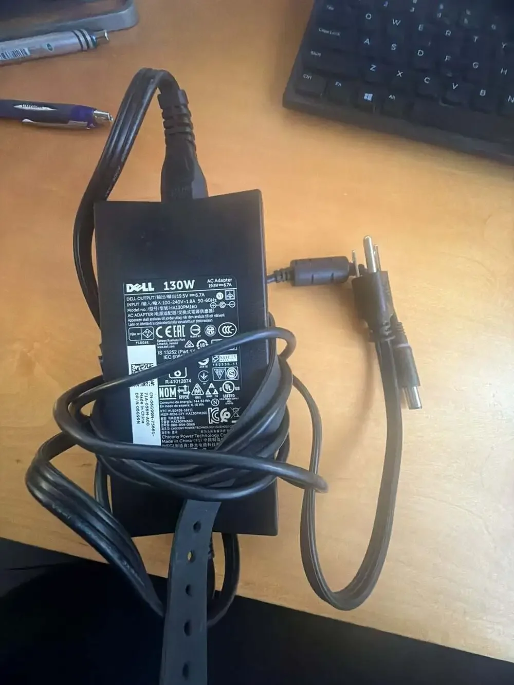 Dell 130W AC Power Adapter Charger HA130PM160 19.5V 6.7A